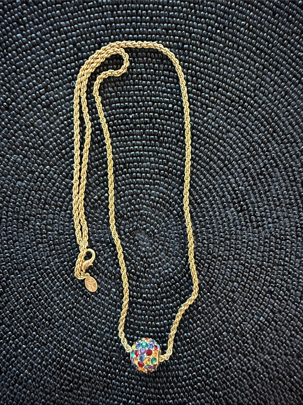 Joan Rivers Disco Ball Necklace